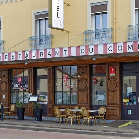 Hotel Le Terminus Et Son Restaurant Cote A Cote Autun Exterior photo